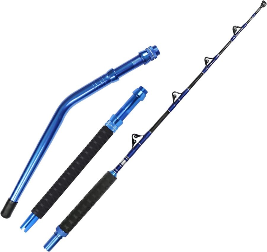 Two-Piece Saltwater Offshore Heavy Trolling Roller Rod