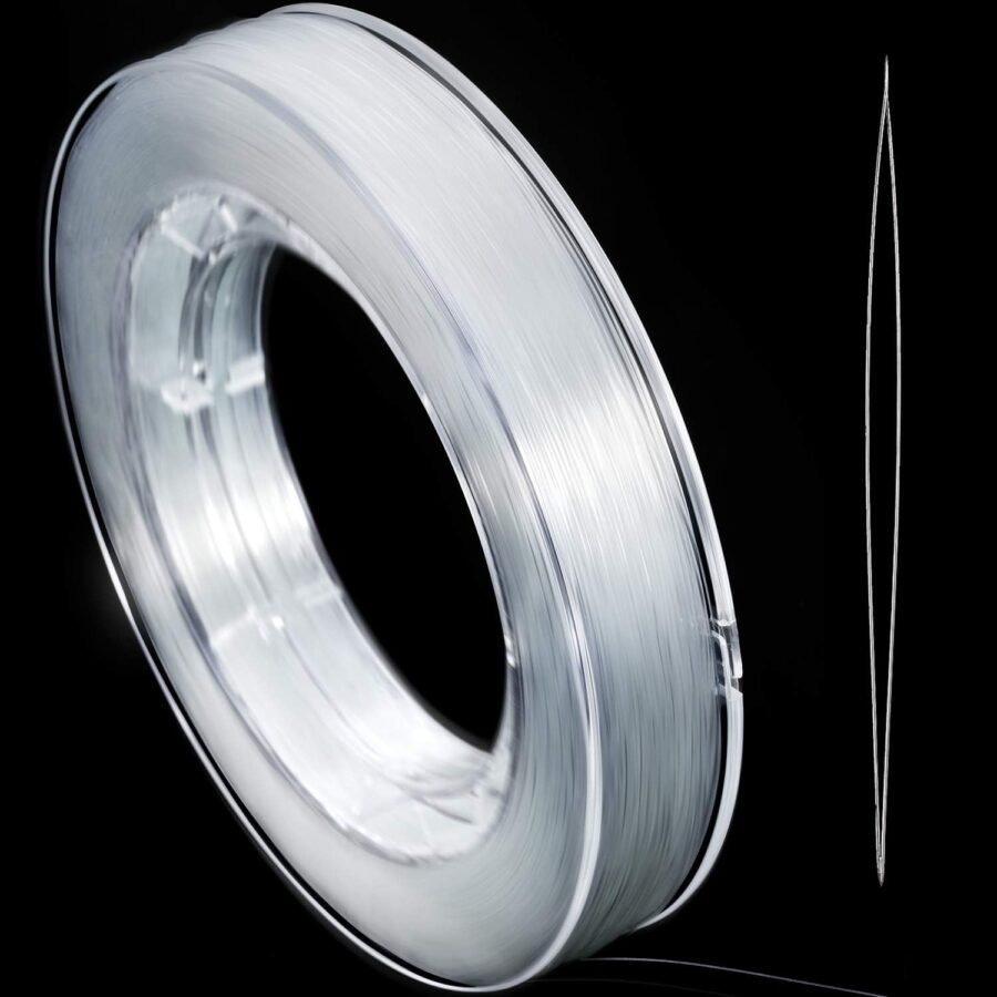 200m 0.45mm Clear Nylon Invisible Thread with Needle