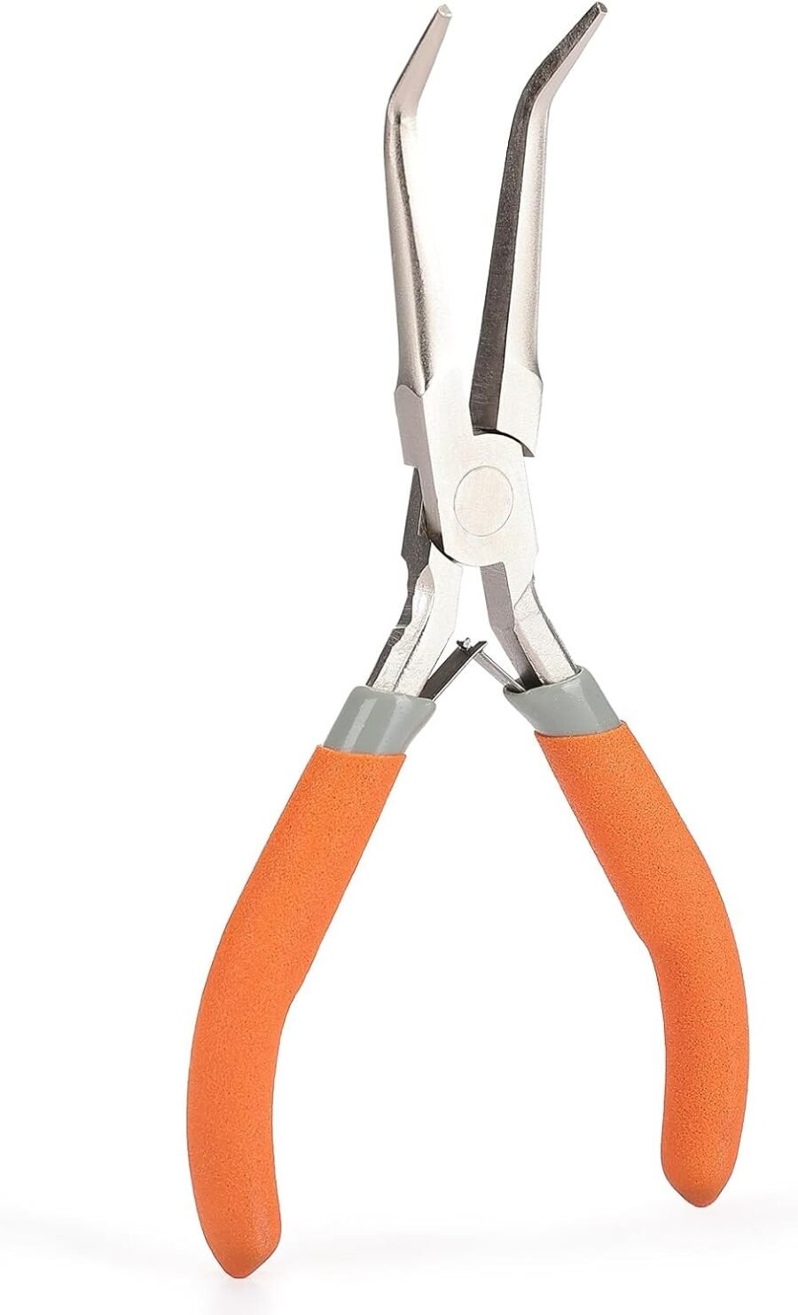 6-Inch Bent Nose Fish Bone Pliers Curved Stainless Non-Slip