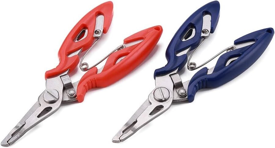 5-Inch Stainless Pliers Scissors Braid Cutter Split Ring Opener