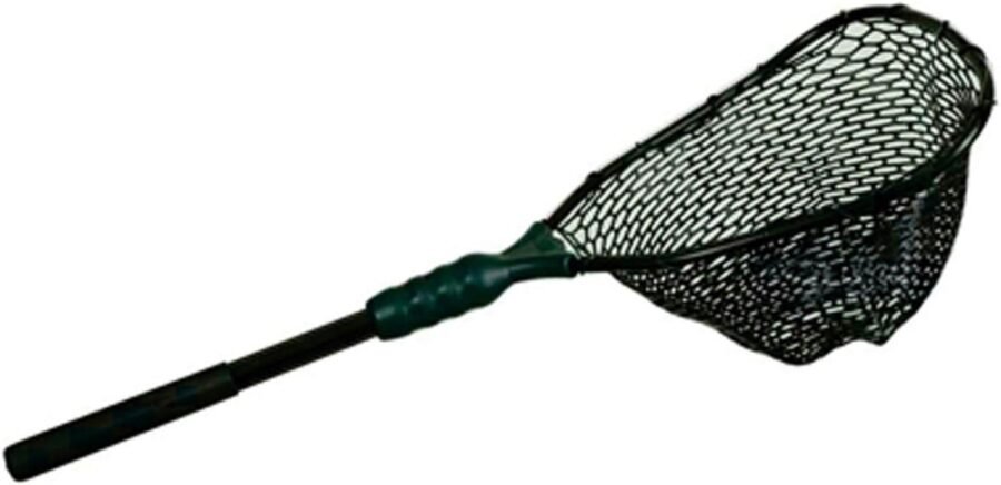 Large Rubber Floating Landing Net 19x21x36-Inch