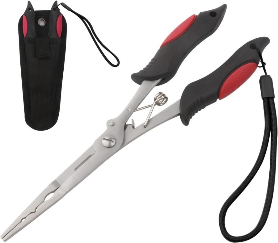 Long Nose Stainless Multi-Tool Pliers Braid Cutter Rustproof