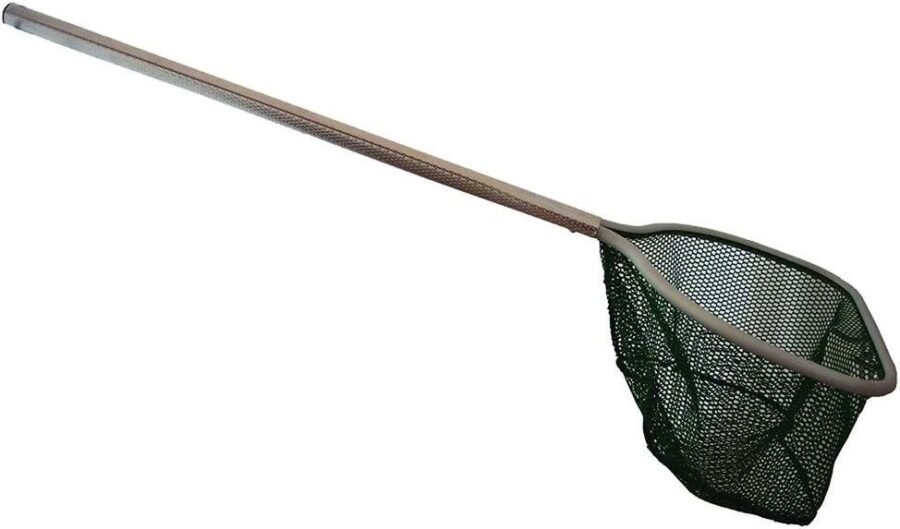 12x10-Inch Bait Dealer Net 26-Inch Handle Black/Grey