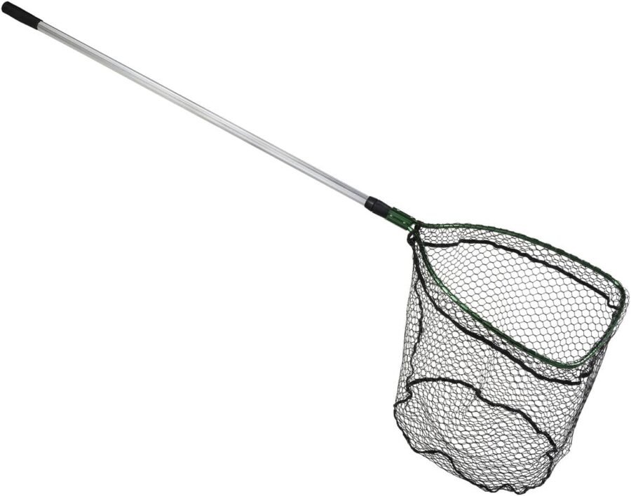 Coated Extendable Handle 4-8 Feet Green/Silver