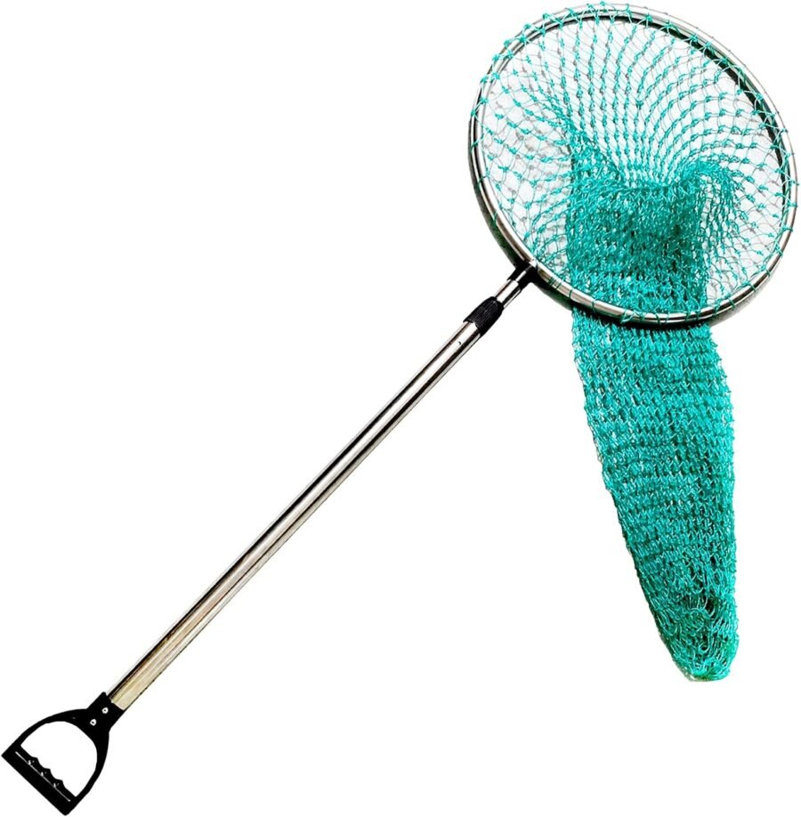 Heavy-Duty Pet Catch Net Extends 65-95 Inches 24.4-Inch Opening