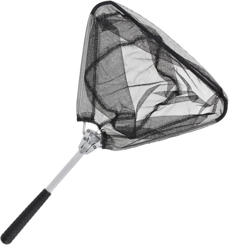 Portable Folding Aluminum Landing Net Nylon Mesh