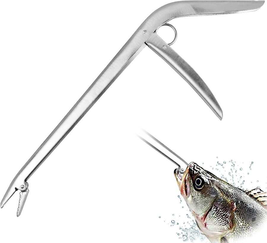11.5-Inch Premium Stainless Hook Remover Serrated Jaw
