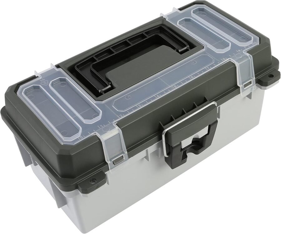 13-Inch Tackle Storage Box Fishing Gear Organizer Made in USA