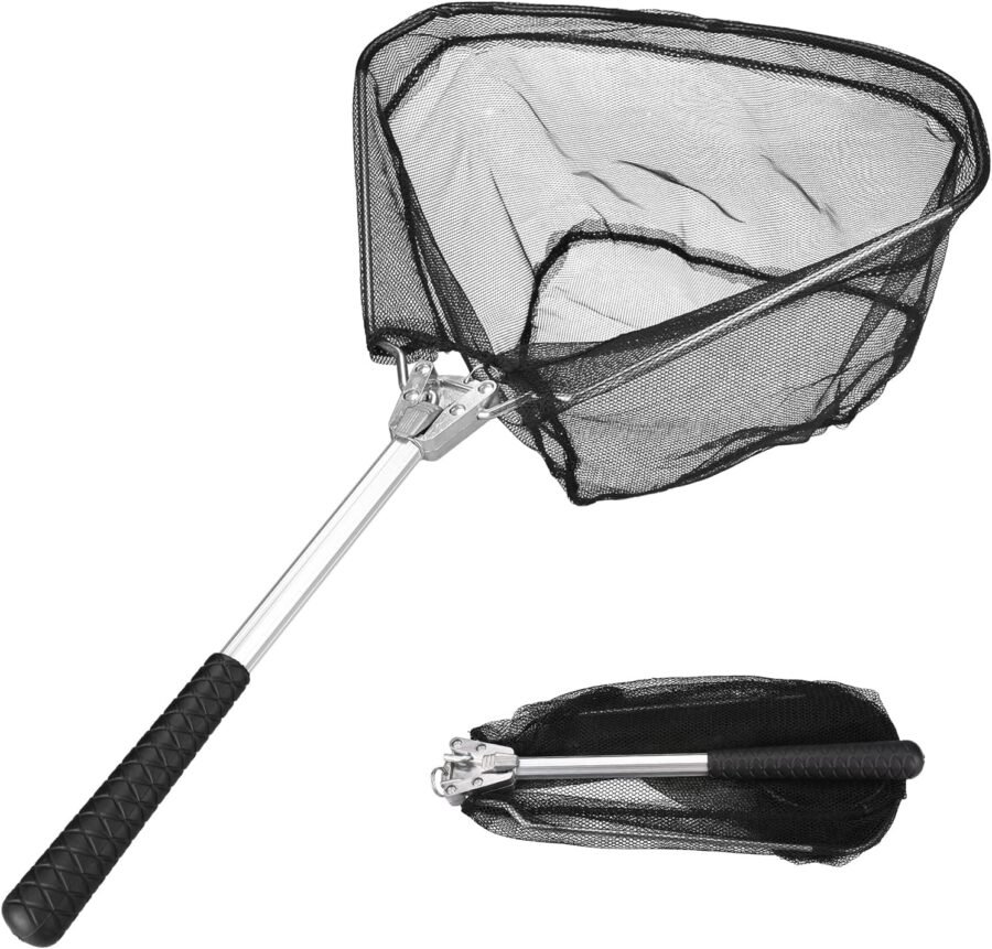 Aluminum Collapsible Landing Net Extends 21-51 Inches