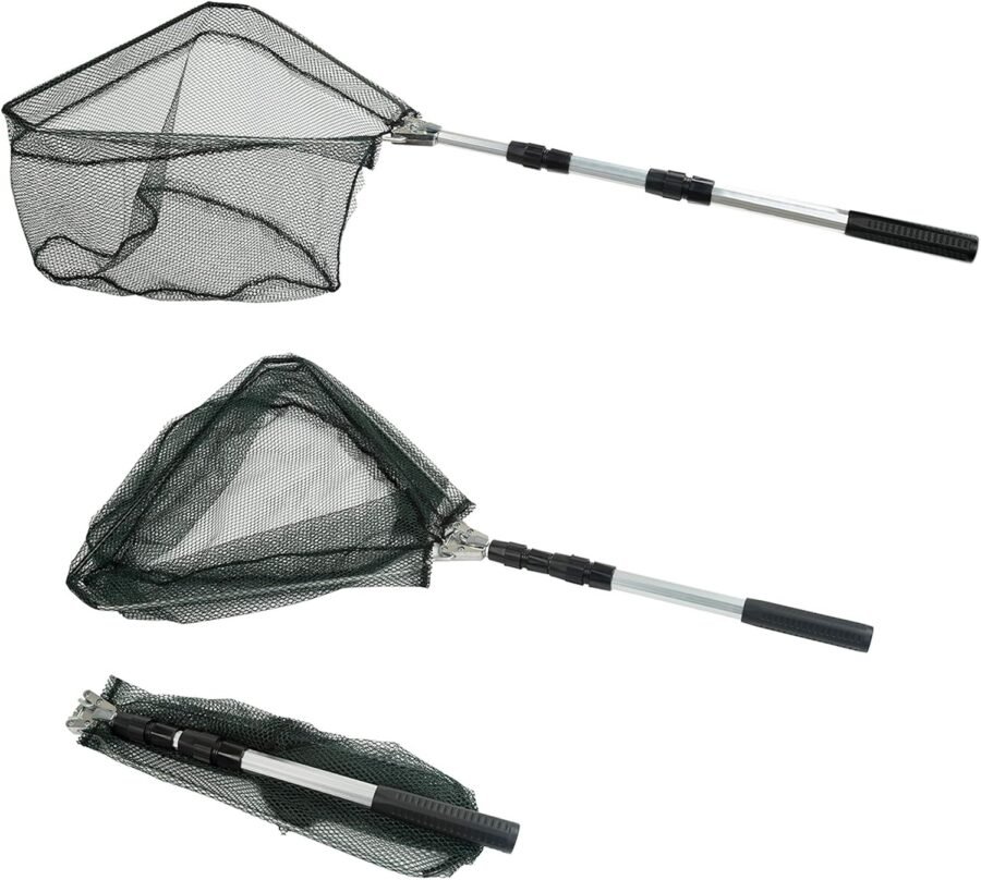 Telescopic Freshwater Landing Net Extends 40-63 Inches